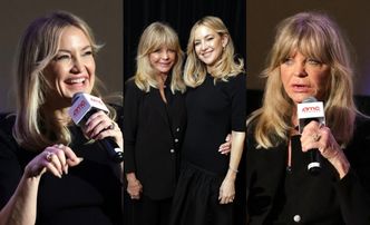 80-letnia Goldie Hawn wspiera Kate Hudson podczas pokazu filmu "Song Sung Blue". Pozazdrościć formy? (ZDJĘCIA)