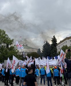 Byliśmy na proteście hutników. "Trzeba zatrzymać to szaleństwo"