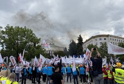 Byliśmy na proteście hutników. "Trzeba zatrzymać to szaleństwo"
