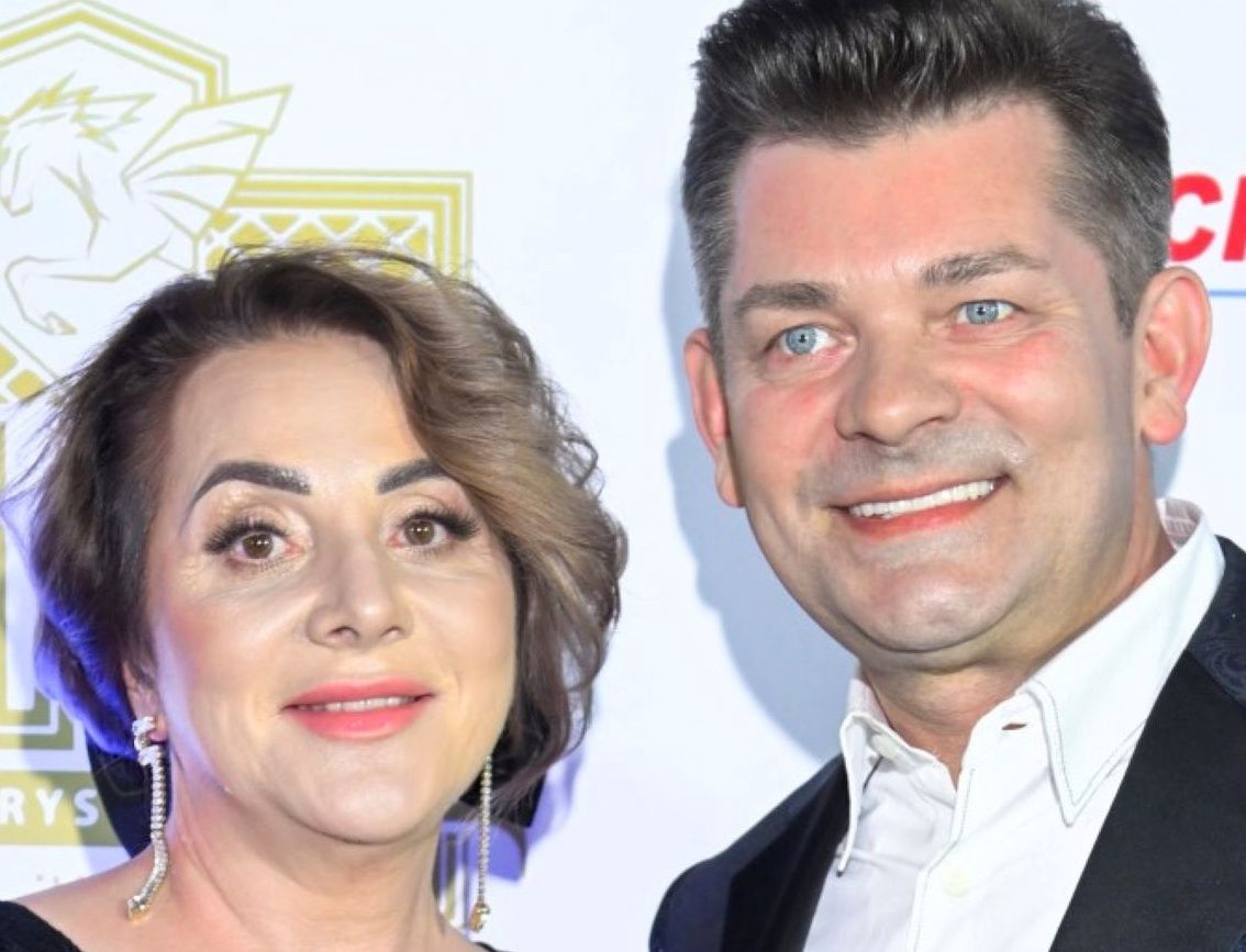 Zenon i Danuta Martyniukowie razem na gali. Brokatowa marynarka ...