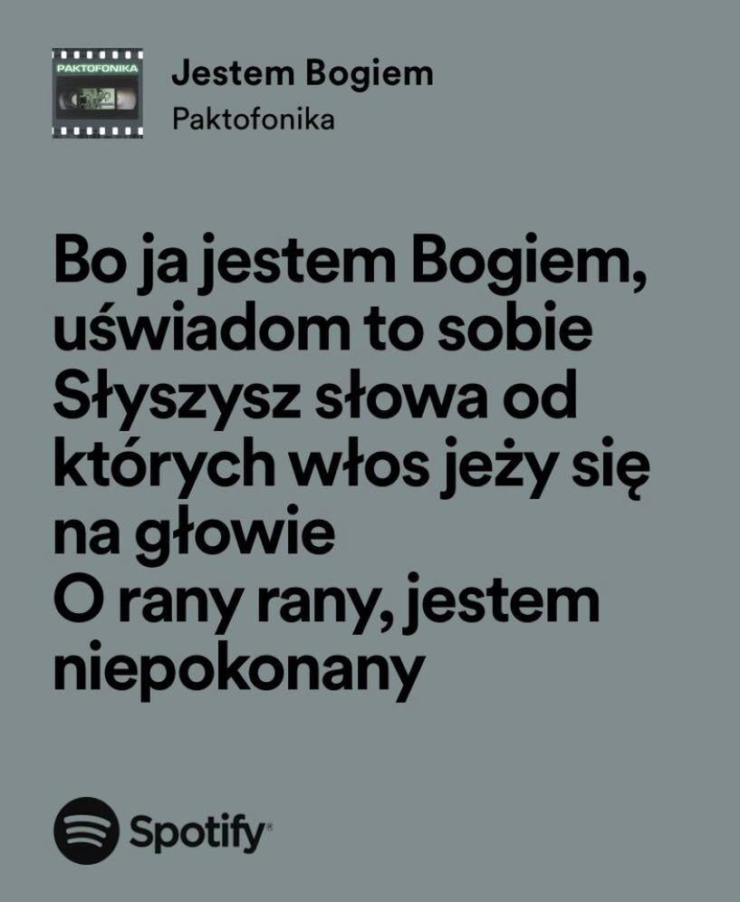 "Jestem Bogiem" jako odniesienie do "Dziadów" cz. III