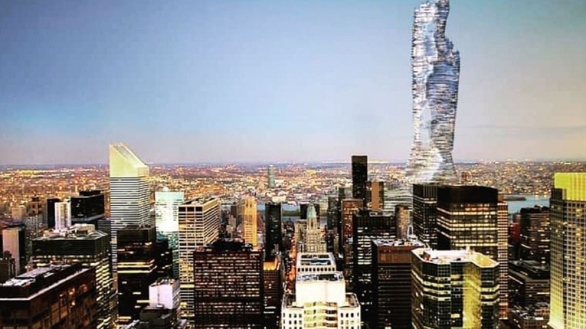 Gigantyczny "oczyszczacz powietrza" w Nowym Jorku? Powstał projekt wieżowca przyszłości 1