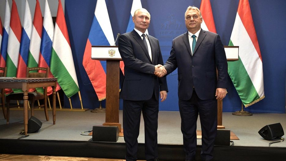 Władimir Putin i Wiktor Orban w 2019 roku