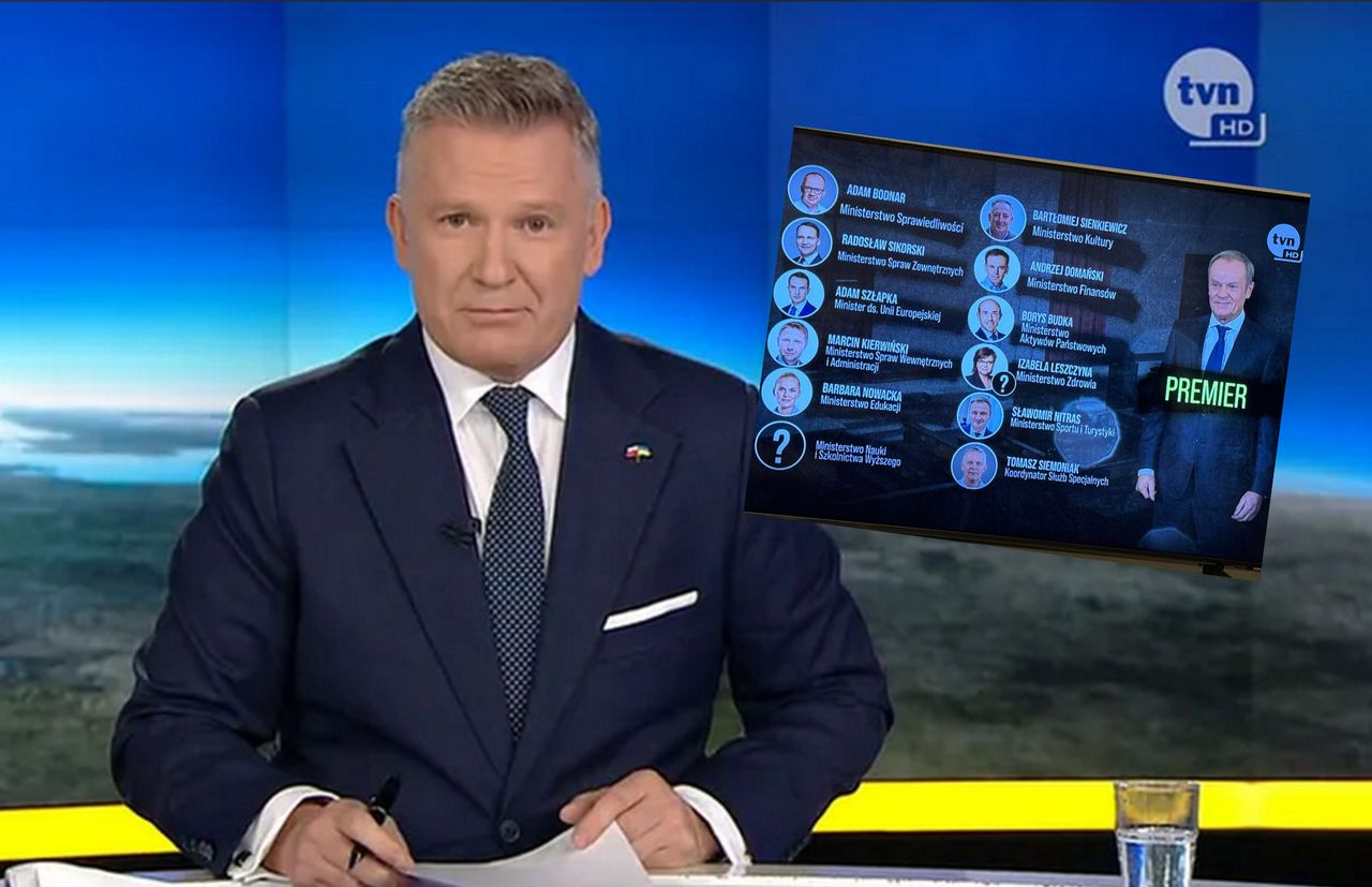 Wpadka w TVN, fragment cytowanego materiału