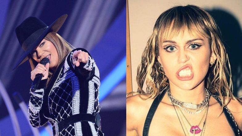 Miley Cyrus i Edyta Górniak