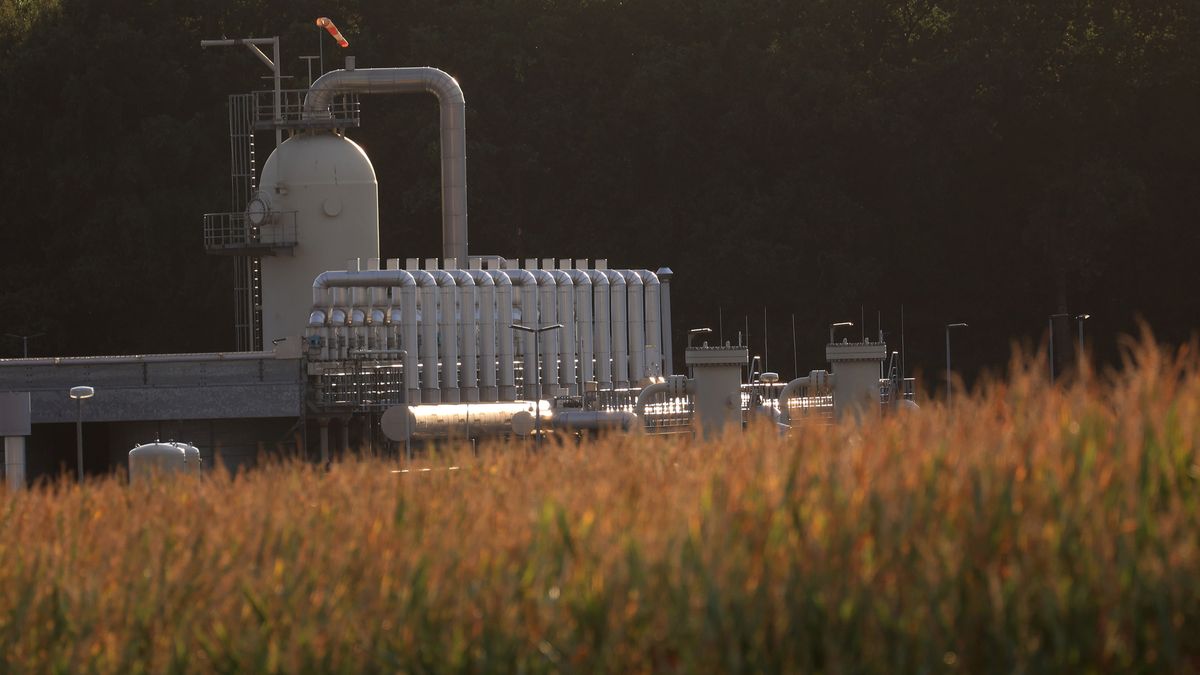 The natural gas storage facility operated by Astora GmbH & Co KG, one of the largest in Western Europe and formerly controlled by Gazprom Germania GmbH, in Rehden, Germany, on Tuesday, Aug. 23, 2022. The former Gazprom unit, now named SEFE Securing Energy for Europe GmbH, and Uniper SE -- both the recipients of German government bailouts -- are seeking 92% of the relief from a levy to share the burden of higher gas prices with consumers, according to a person familiar with the situation. Photographer: Krisztian Bocsi/Bloomberg via Getty Images