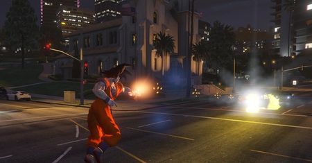 Son Goku w Grand Theft Auto V - zwariowany mod do GTA