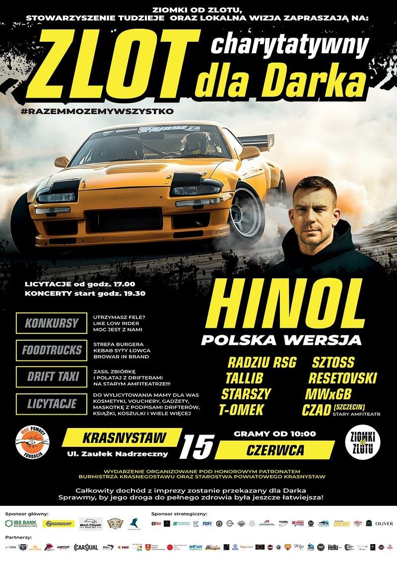 Plakat zlot motoryzacyjny