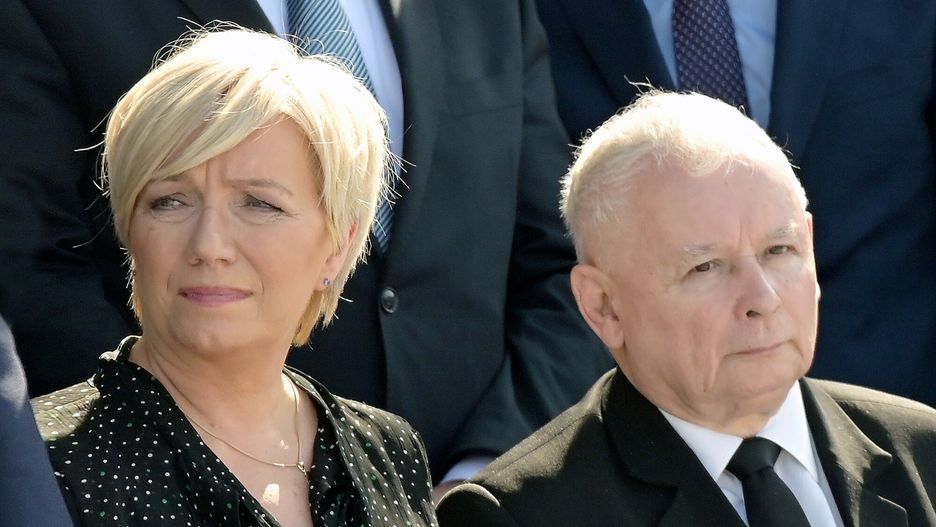 Julia Przyłębska i Jarosław Kaczyński