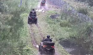 Zrobili sobie rajd po granicy z Rosją. Nagrały ich kamery