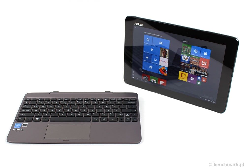 Asus Transformer Book T100HA ekran i klawiatura