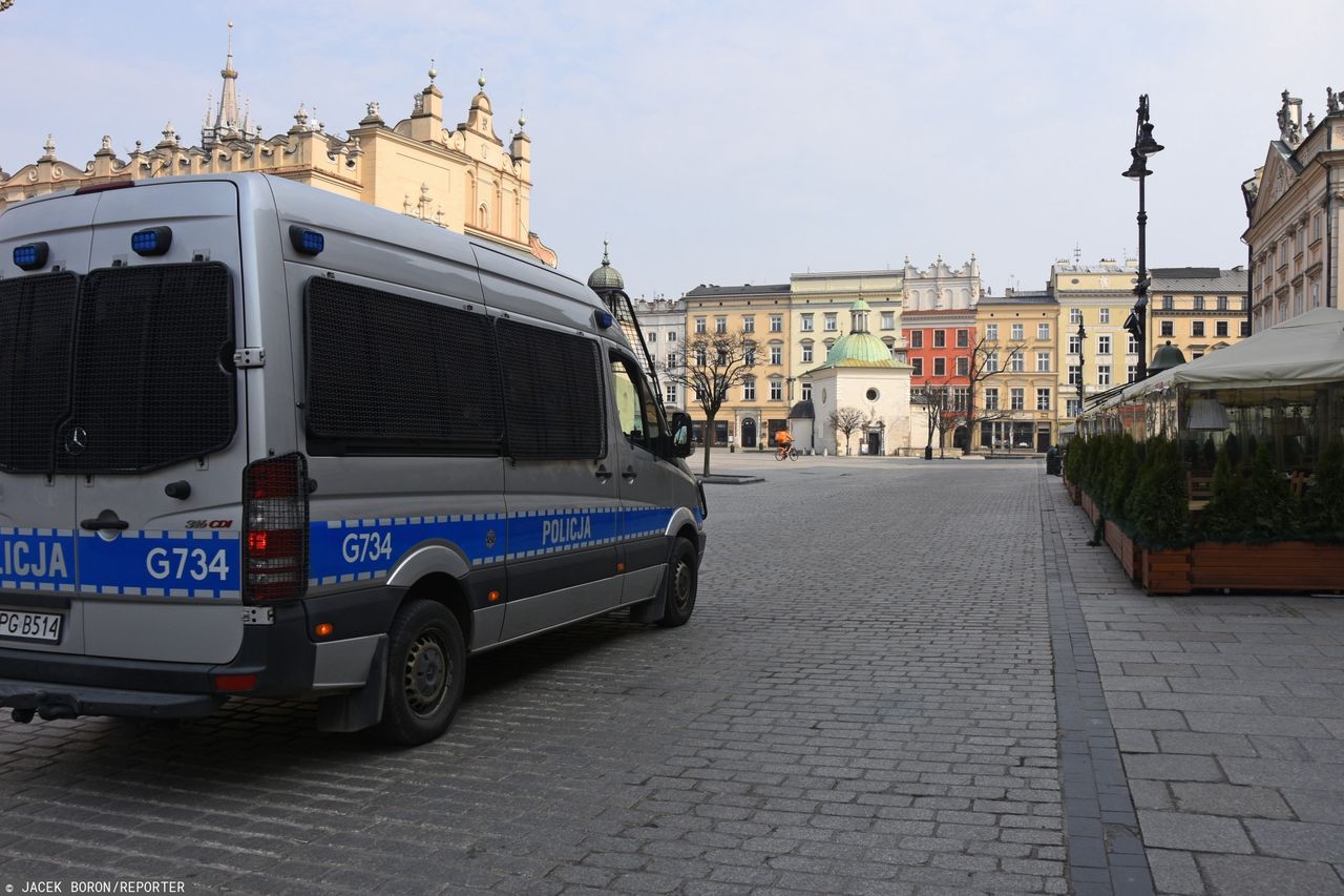 Koronawirus. Polska. COVID-19 w Komendzie Wojewódzkiej Policji w Krakowie