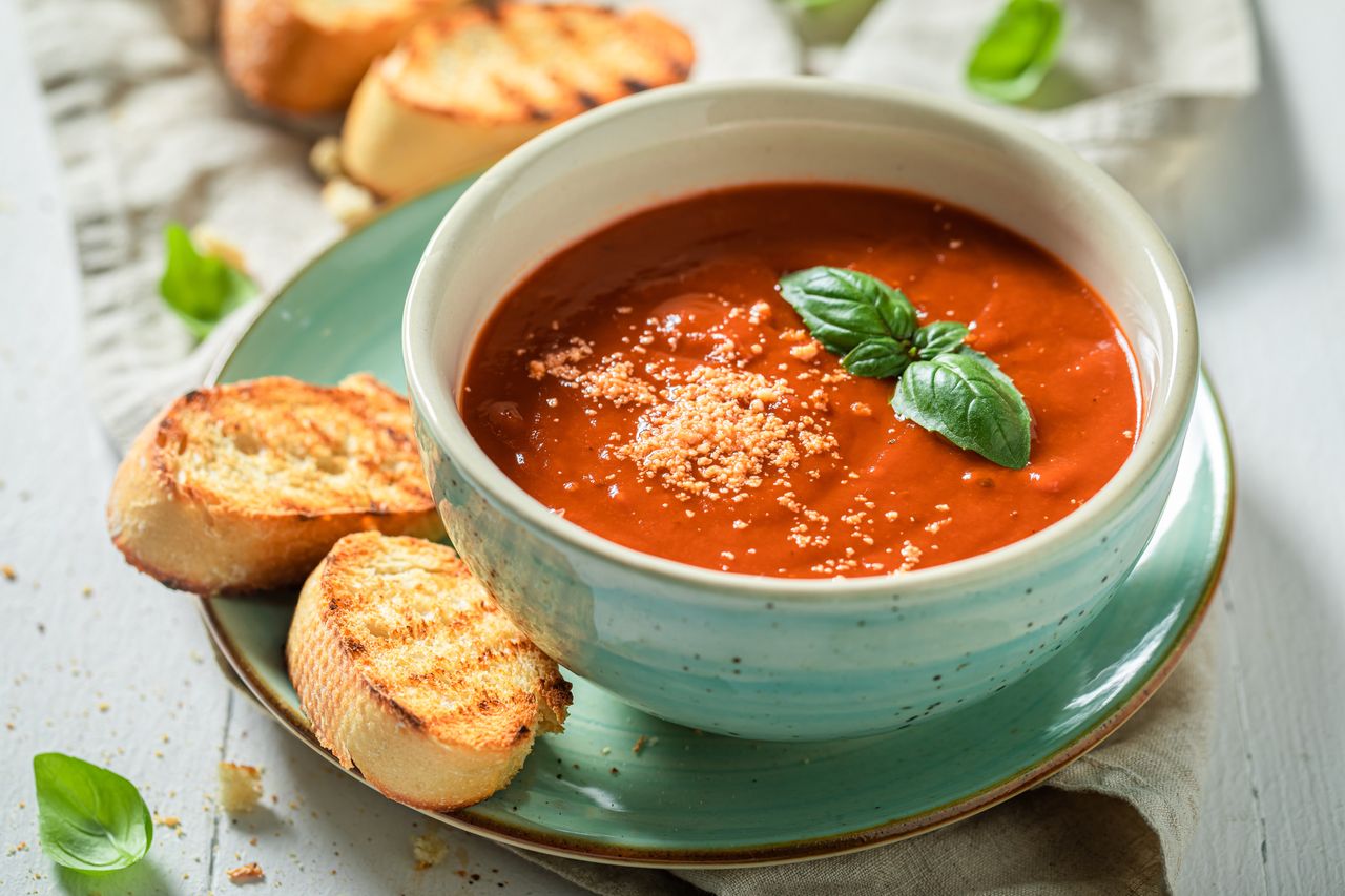 Whip up a unique cream soup before tomato season ends