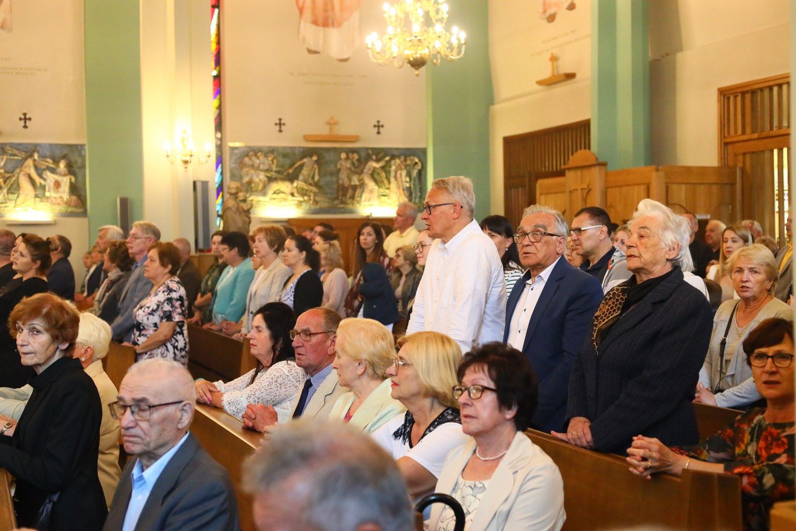 Na uroczystości były tłumy parafian