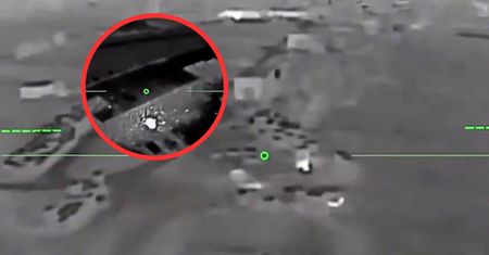 Atak na Krymie. Nagranie z uderzenia na bazę dronów Shahed