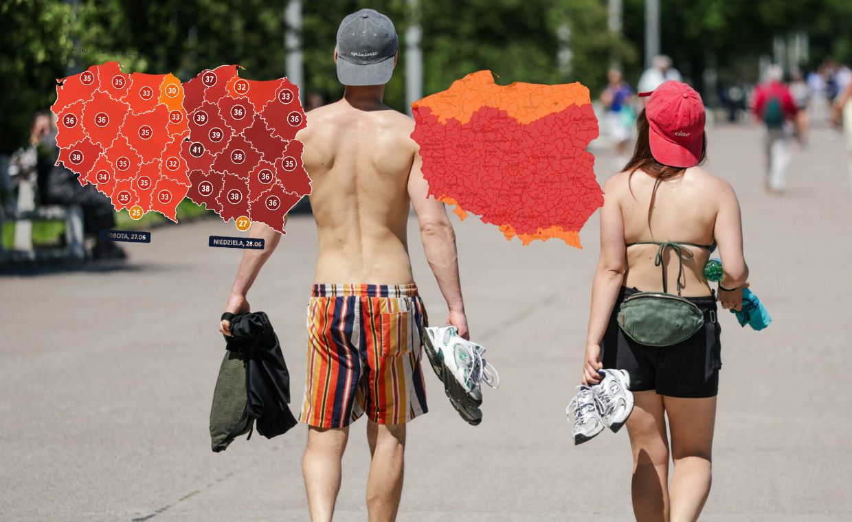 Alerty IMGW i RCB dla całej Polski — temperatura może sięgnąć 39°C