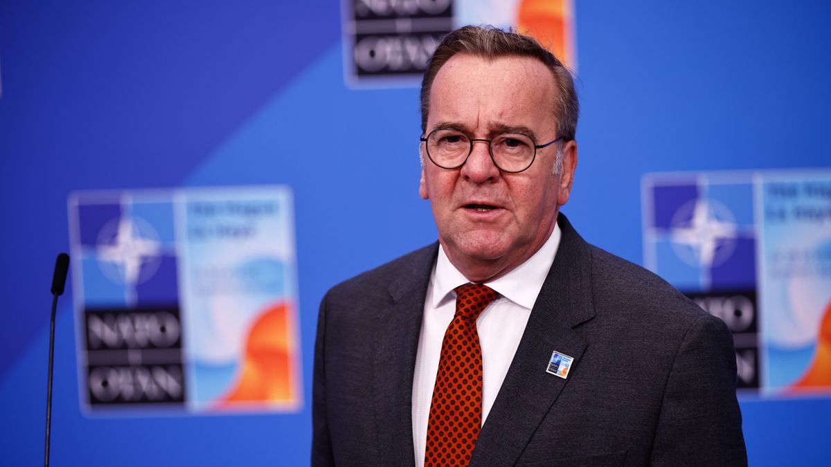 Boris Pistorius, Germany's defense minister,  during the North Atlantic Treaty Organization (NATO) summit in The Hague, Netherlands, on Wednesday, June 25, 2025. The NATO leaders are meeting against the backdrop of heightened tensions in the Middle East. Photographer: Simon Wohlfahrt/Bloomberg via Getty Images