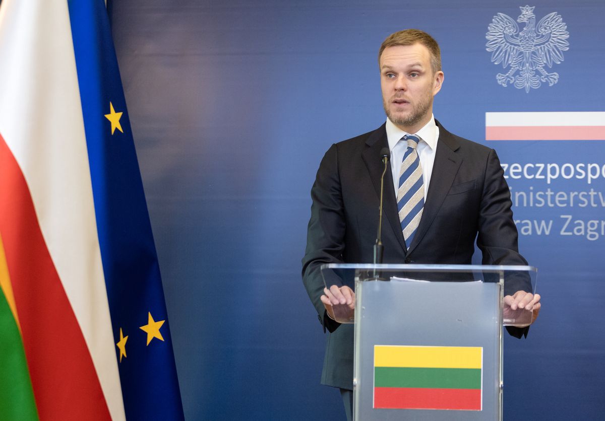 Gabrielius Landsbergis - szef litewskiej dyplomacji