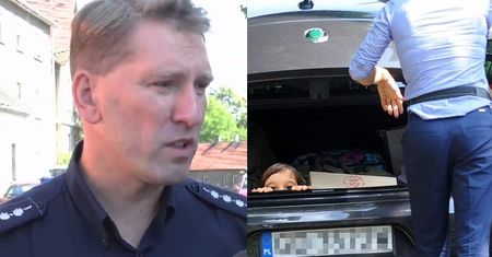 Wiózł 9-letnie dziecko w bagażniku. "Twierdził, że i tak miało najlepsze warunki"