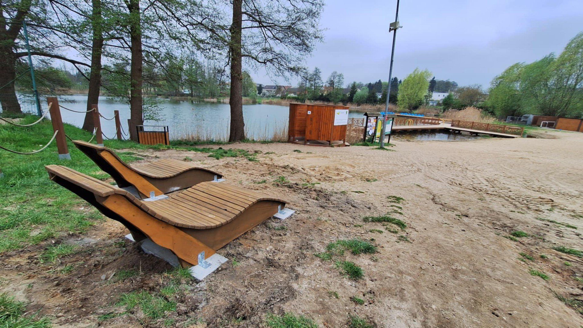 Plaża w Kłodawie - z Gorzowa jest tutaj rzut beretem