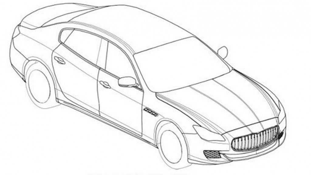 Rzekome szkice patentowe Maserati Quattroporte (2014)