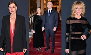 Eleganckie znane twarze brylują na jubileuszowej gali w Teatrze Wielkim: Maja Ostaszewska, Beata Ścibakówna oraz Marta i Karol Nawroccy (ZDJĘCIA)