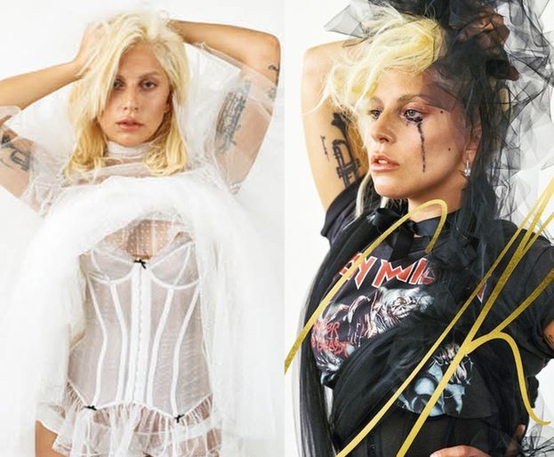 Lady Gaga pozuje... w sukniach ślubnych!