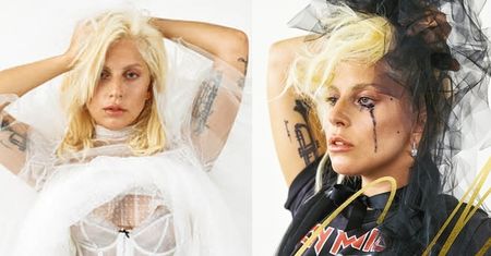 Lady Gaga pozuje... w sukniach ślubnych!