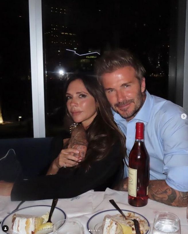 Victoria i David Beckhamowie