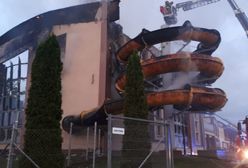 Nocny pożar w Sędziszowie. Spłonął budynek basenu