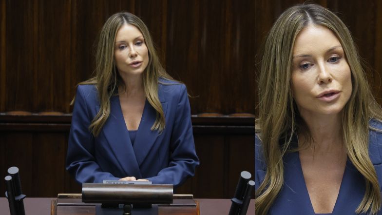 Małgorzata Rozenek pojawiła się w Sejmie. Wzięła udział w debacie dotyczącej ustawy o in vitro
