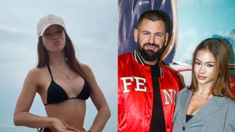 Młodsza o 16 lat ukochana Wojtka Goli pląsa w bikini i prezentuje efekty po operacji powiększania biustu