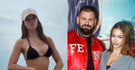 Młodsza o 16 lat ukochana Wojtka Goli pląsa w bikini i prezentuje efekty po operacji powiększania biustu