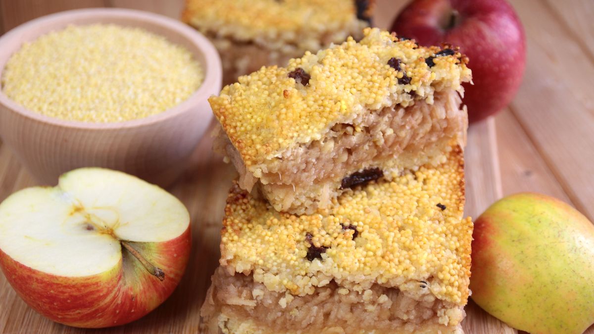 Szarlotka jaglana - to jedna z wersji tego wypieku