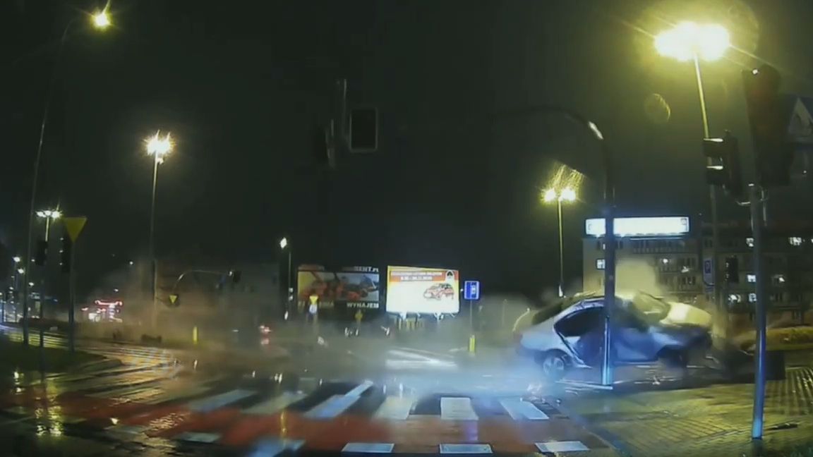 bialystok wideo wypadek narkotyki alkohol