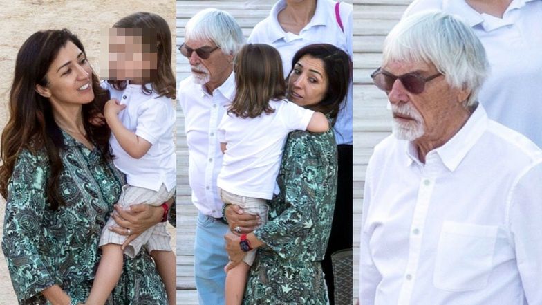 92-letni miliarder Bernie Ecclestone wypoczywa z MŁODSZĄ o 45 lat żoną i trzyletnim synkiem na Ibizie