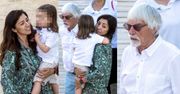 92-letni miliarder Bernie Ecclestone wypoczywa z MŁODSZĄ o 45 lat żoną i trzyletnim synkiem na Ibizie (ZDJĘCIA)