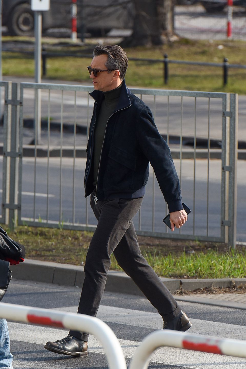 Michał Czernecki z partnerką