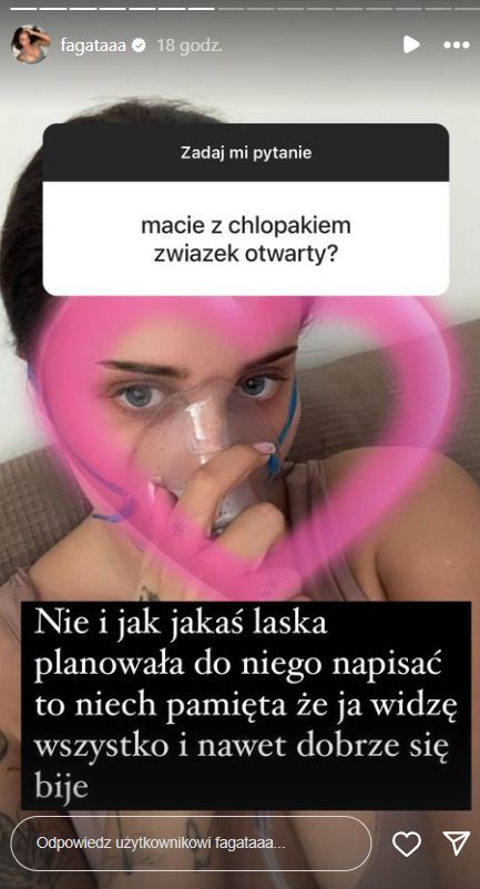 Fagata odpowiedziała szczerze na pytanie o swój związek
