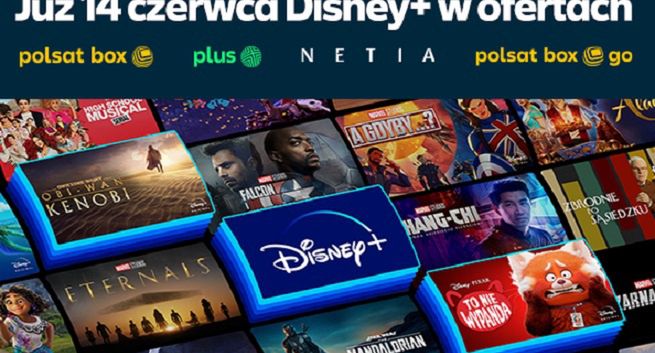 Disney+ w ofertach Polsat Box, Plusa, Netii i Polsat Box Go. Możliwy rok korzystania bez opłat