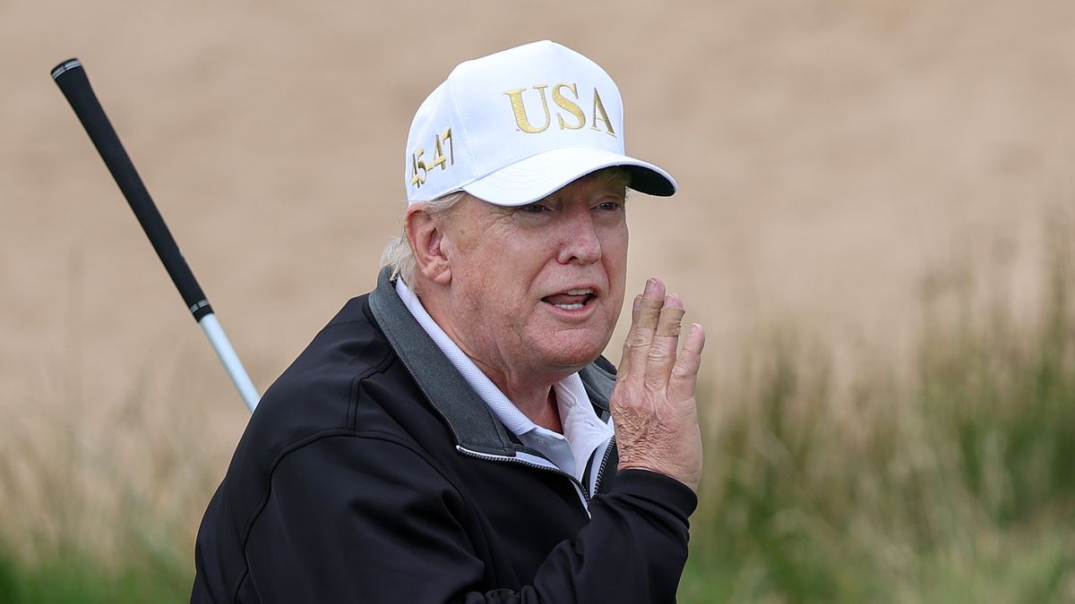 Donald Trump jest miłośnikiem golfa
