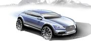 Crossover-coupé Audi - pierwsze szkice nowego konceptu