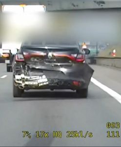 Trasa S8. Jechał rozbitym autem. Był zaskoczony, że zatrzymała go policja