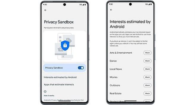 Google udostępnia na niektóre urządzenia wersję beta Android Privace Sandbox