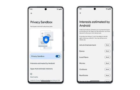 Google udostępnia na niektóre urządzenia wersję beta Android Privace Sandbox