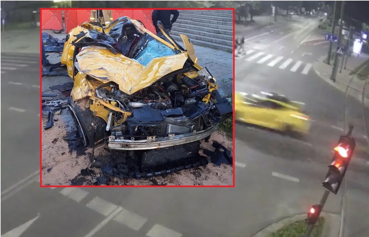 Wypadek w Krakowie. Samochód nie powinien przewozić pasażerów