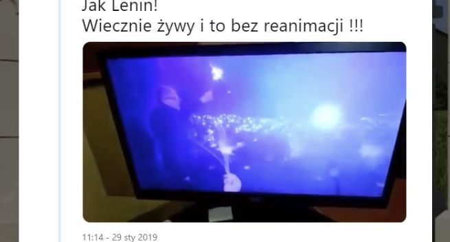 Wyciekło pełne nagranie zamachu na Adamowicza. TVN: nie ponosimy za to odpowiedzialności