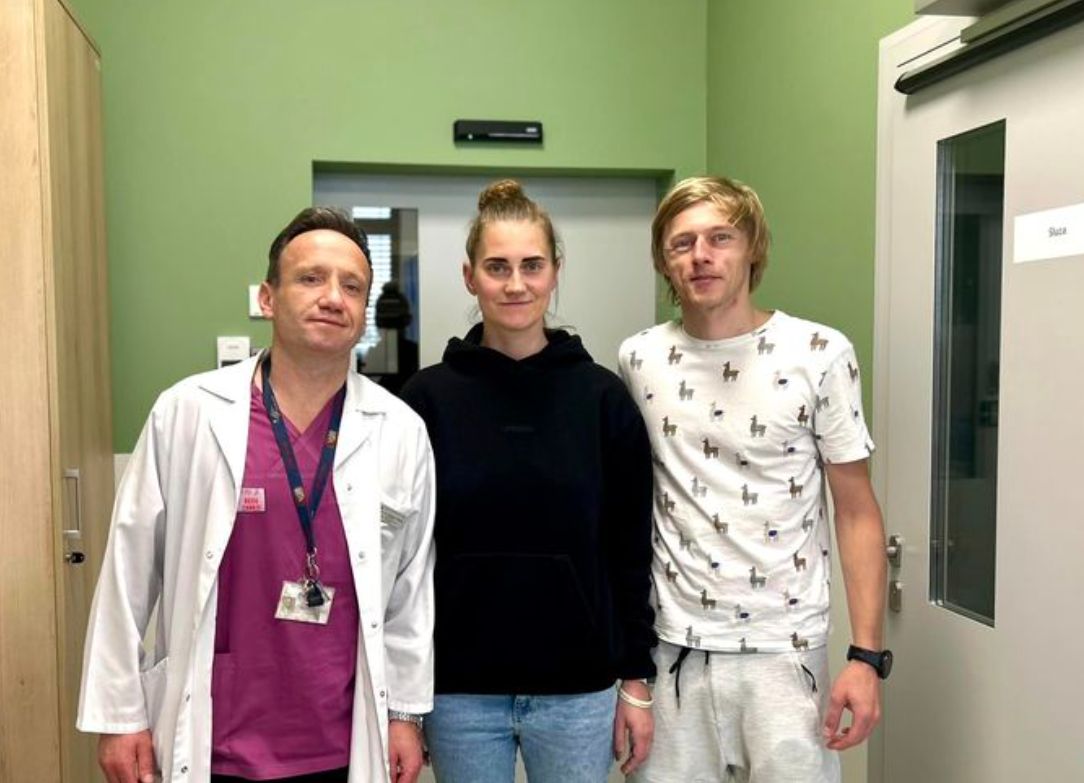 Żona Dawida Kubackiego zjawiła się na wizycie kontrolnej z powodu wady serca