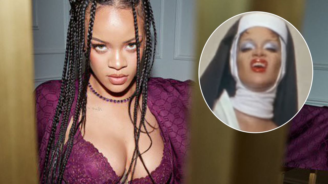 Rihanna jako LUBIEŻNA zakonnica. Katolicy nie mają litości: "To jest obrzydliwe"