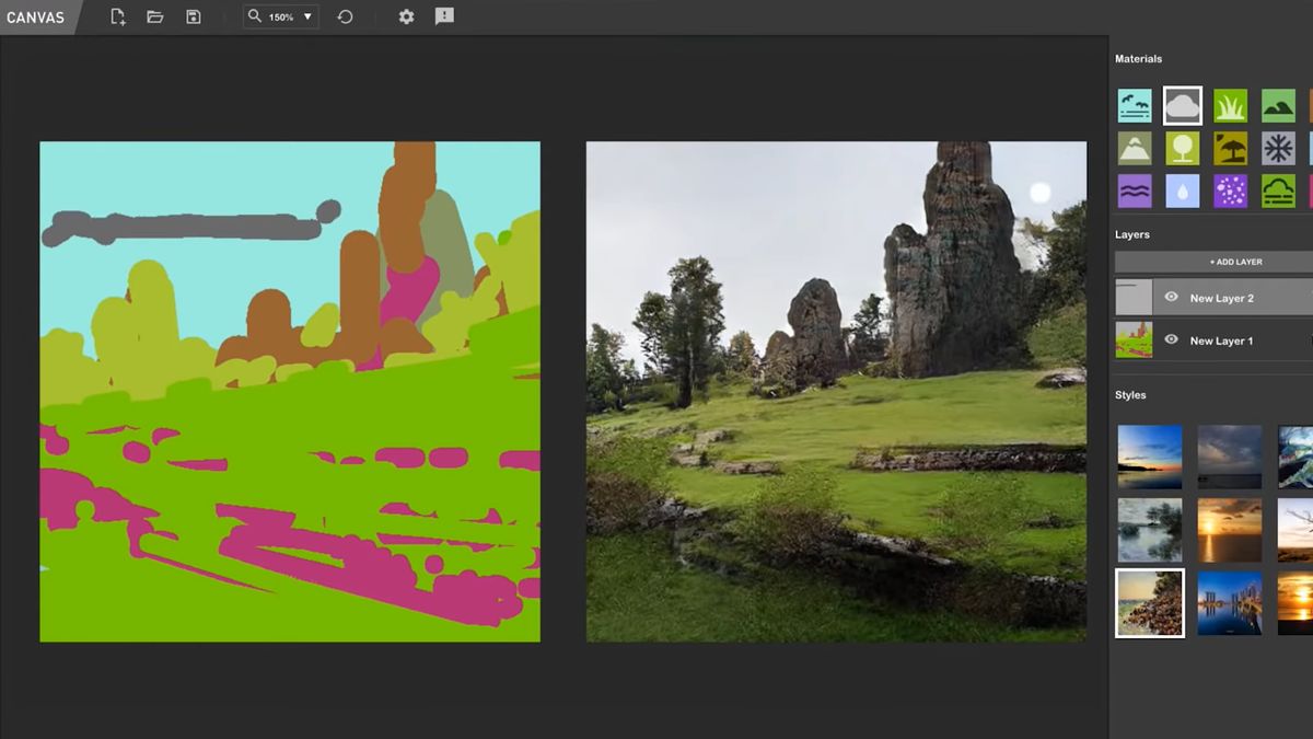 Kadr z filmu prezentującego Canvas